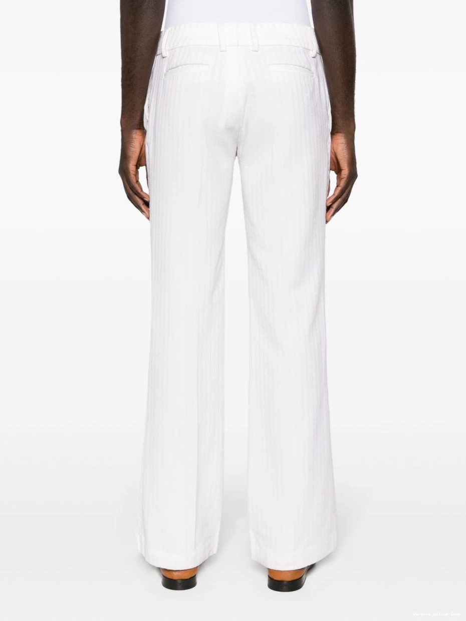 Cheap flared trousers virgin Versace wool Women 0419